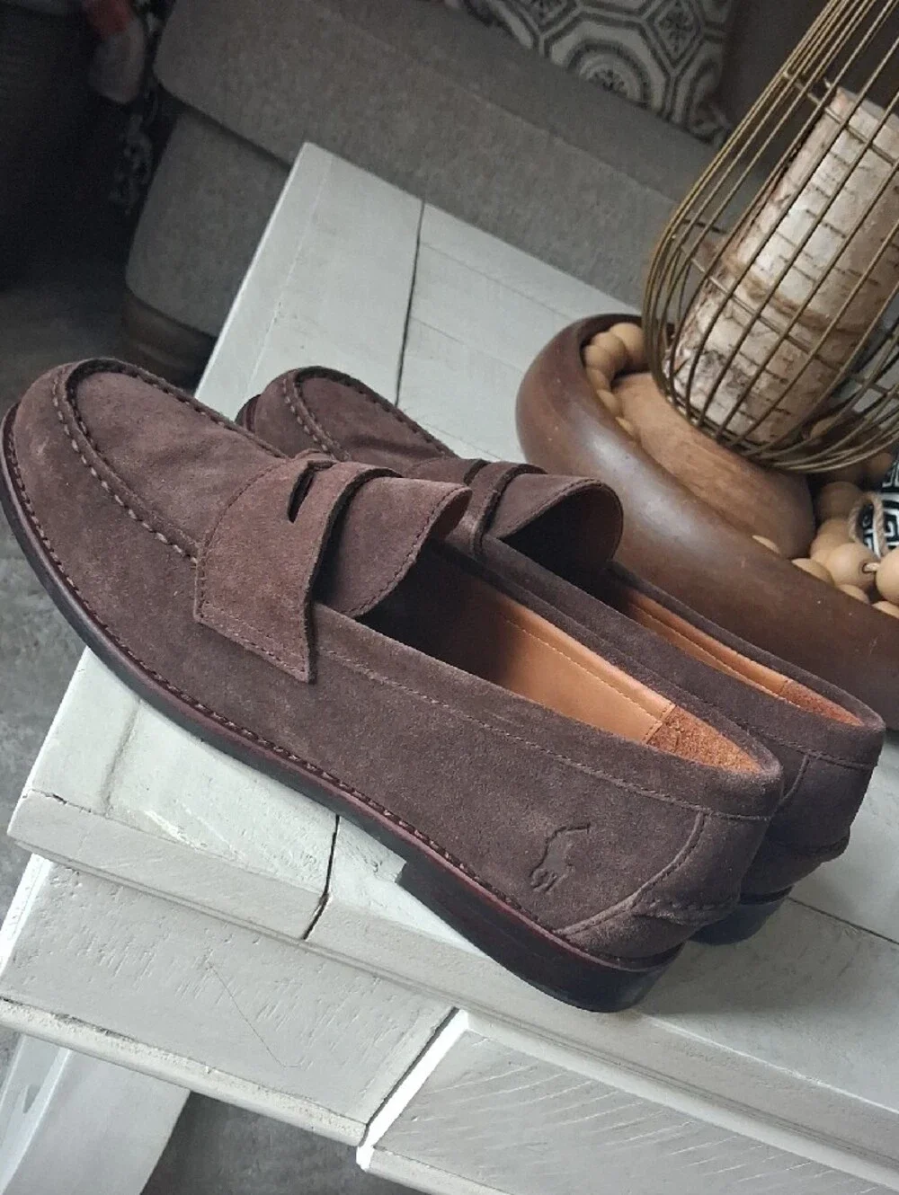 Polo Ralph Lauren suede upper